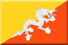 Bhutan flaga