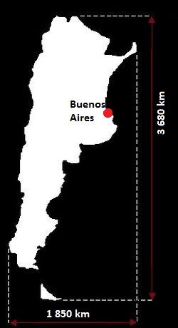 mapa Argentyny