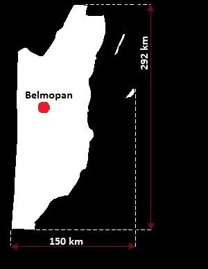 mapa Belize