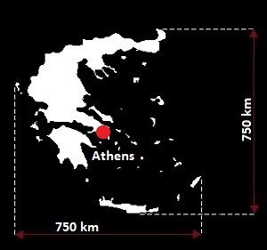 mapa Grecji