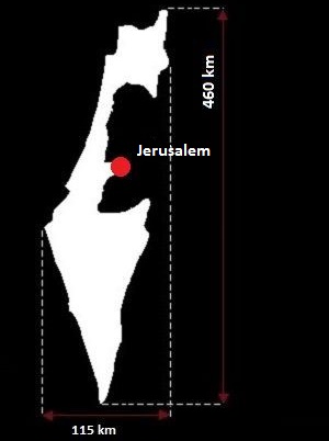 mapa Izraela