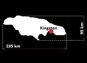 mapa Jamajki