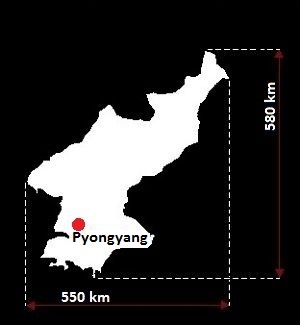mapa Korei Południowej