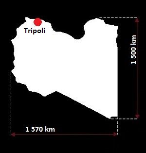 mapa Libii