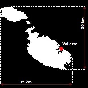 Malta mapa