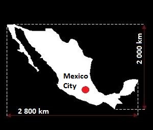 Meksyk mapa