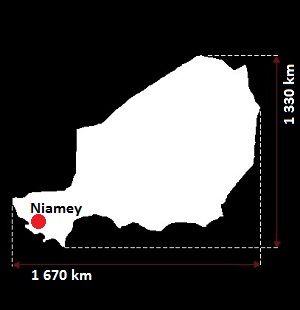 mapa Nigru