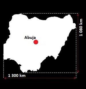 mapa Nigerii