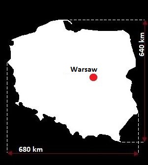 mapa Polski