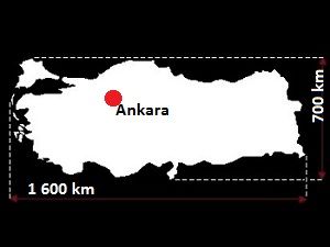 mapa Turcji