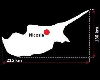 Nikozja Mapa Cypr geografia - zbiór ciekawostek - poznaj nieznane
