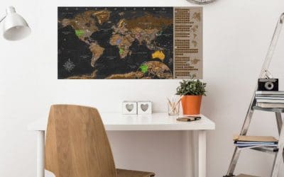 Mapy zdrapki – ciekawa ozdoba i super zabawa