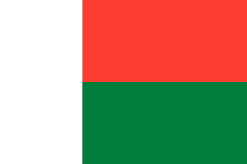 Madagaskar flaga