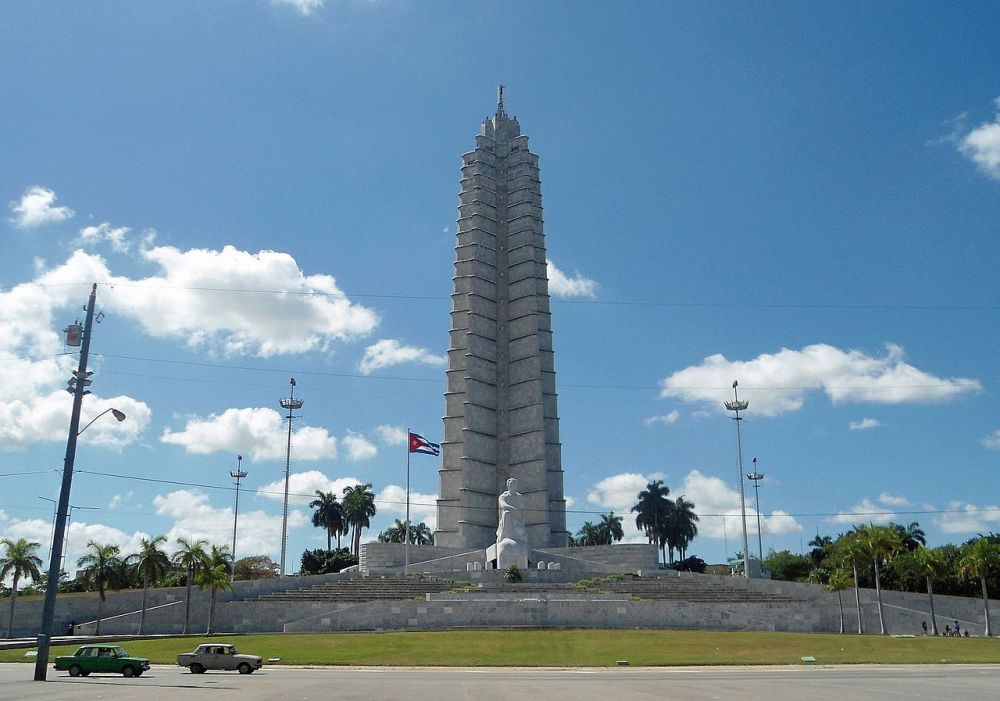 Pomnik José Martí grafika