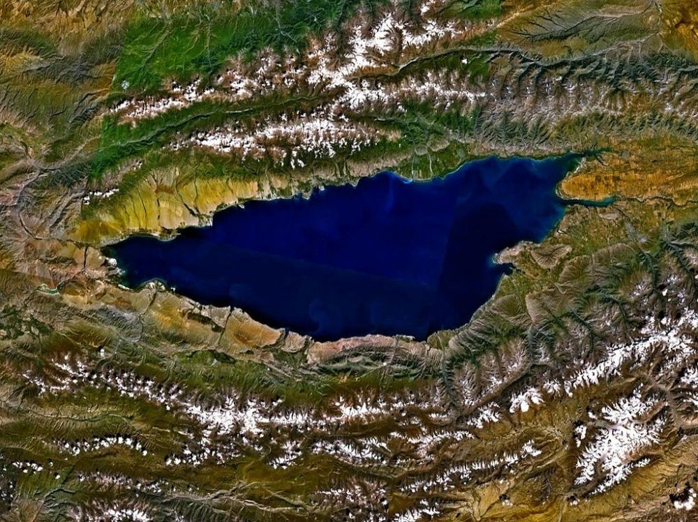 Jezioro Issyk-kul grafika