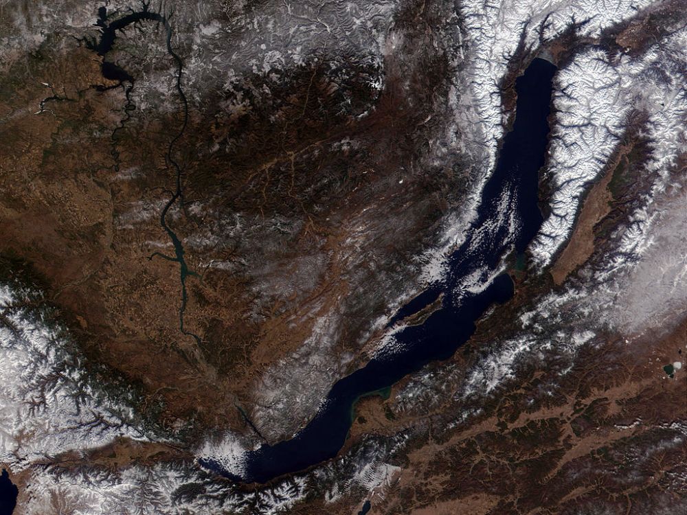 Jezioro Bajkał grafika