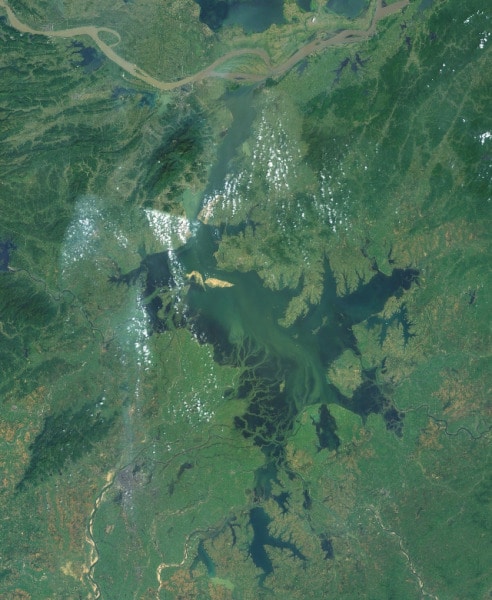 Jezioro Poyang Hu grafika