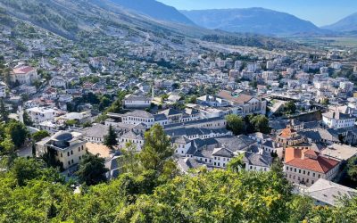 Kamienne Miasto Gjirokastёr w Albanii