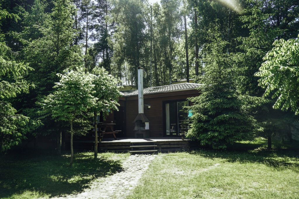 jesień nad jeziorem Łagowskim