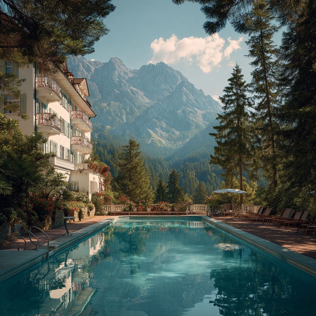 hotel z basenem w górach