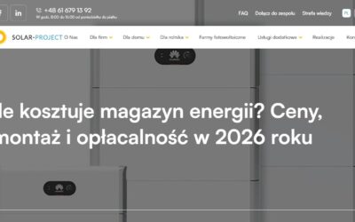 Ile kosztuje magazyn energii do domu i od czego zależy jego cena? 